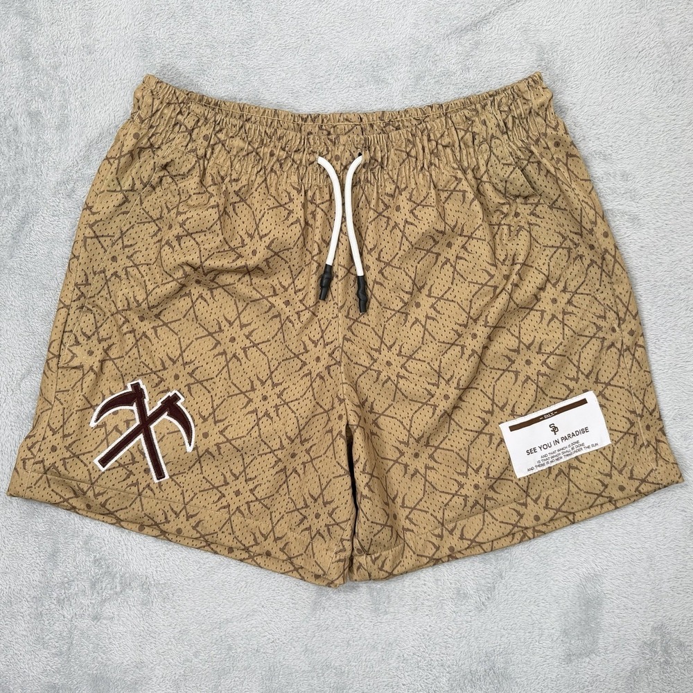 Jordan Craig x See You in Paradise Shorts Large Drawstring Streetwear Retro Gym